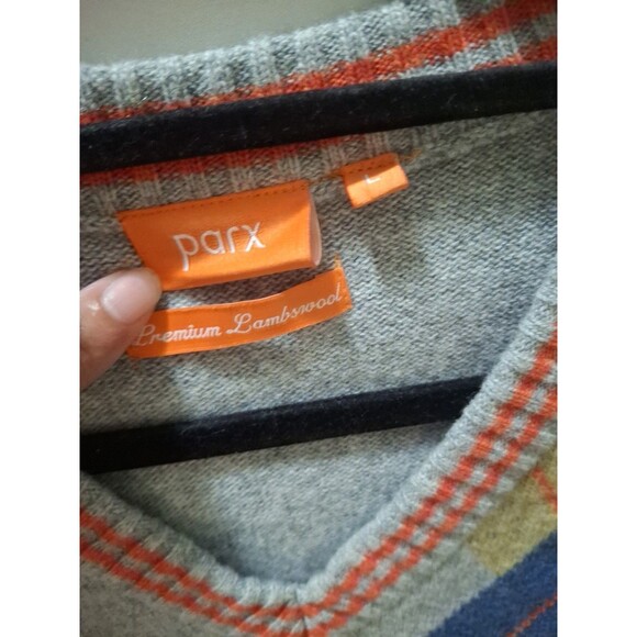 PARX Premium Lambswool Multicolor Men's Vest Size L - Picture 2 of 10